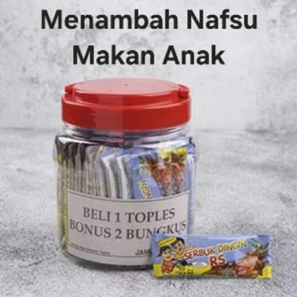 Permen Serbuk Dingin RS buat penambah nafsu makan anak-anak . di