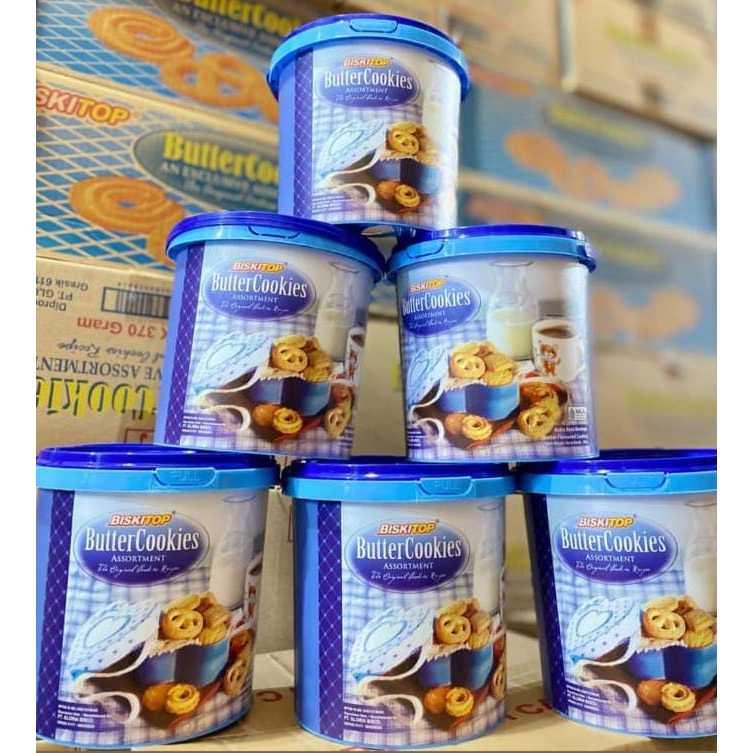 (PROMO 1 DUS ISI 6) Biskitop ButterCookies Assortment Kue Kering Lezat dan Enak