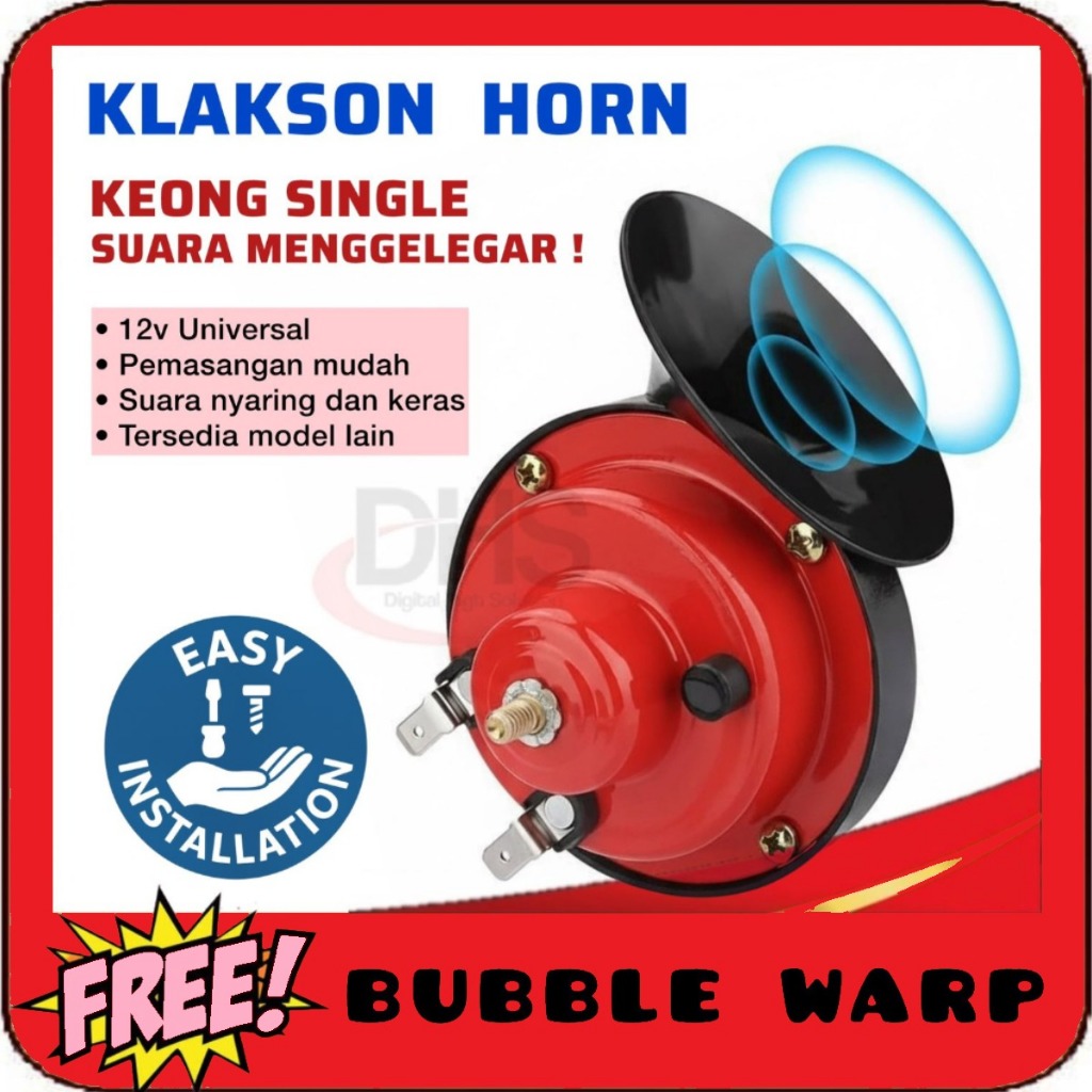 Klakson Keong Single Universal Semua Motor Beat Vario Mio Scoopy Supra Nmax Vixion