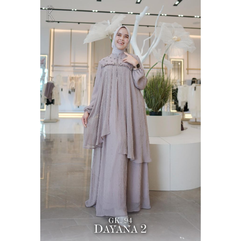Dress Gamis Luna Kemayu GK.94 DAYANA 2 By Luna Hijab Indonesia