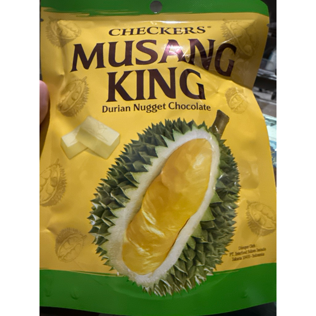 Checkers Musang King durian nugget chocolate