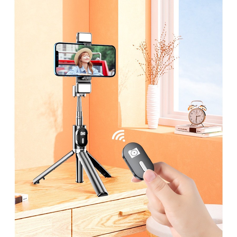 [LOGU] Tongsis tripod dengan remote, tongsis multifungsi