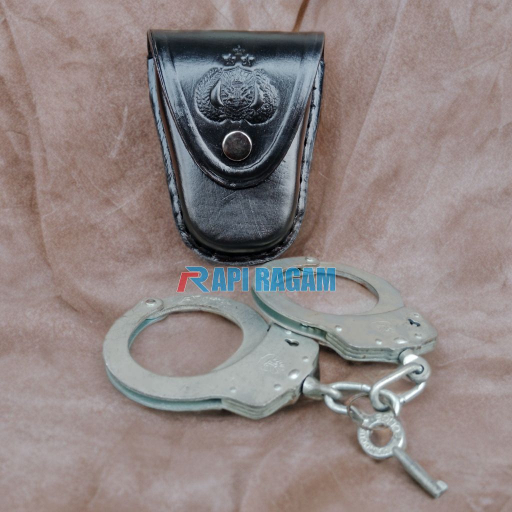 Sarung borgol polri kulit asli