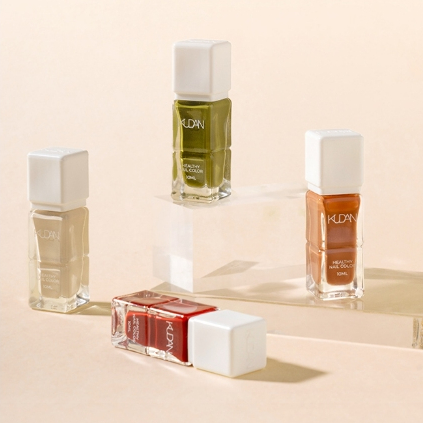 LumeaBeauty - [GROSIR] Kudan Crystal Cat Kuku Peel Off Bisa Dikelupas Aman Tahan Lama, Kutek Peel-of