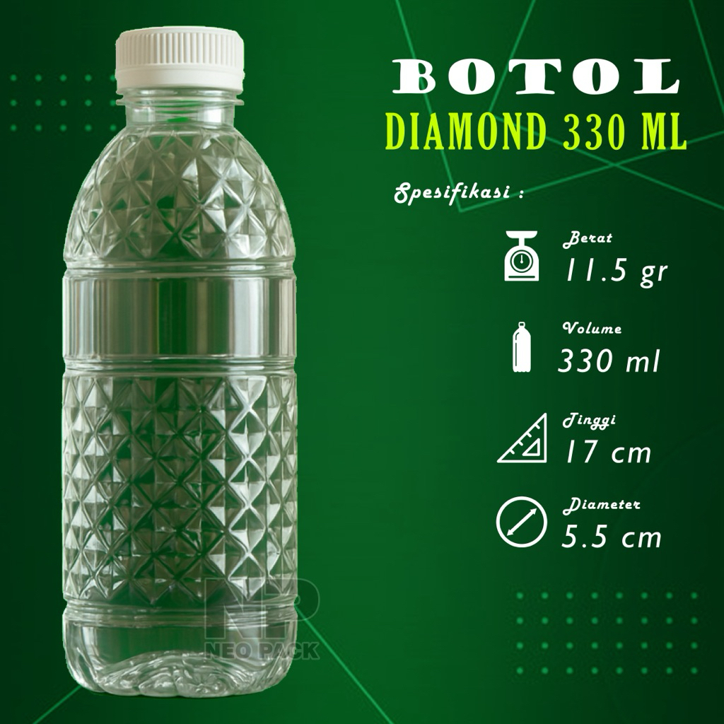 Neo Pack botol diamond 330ml