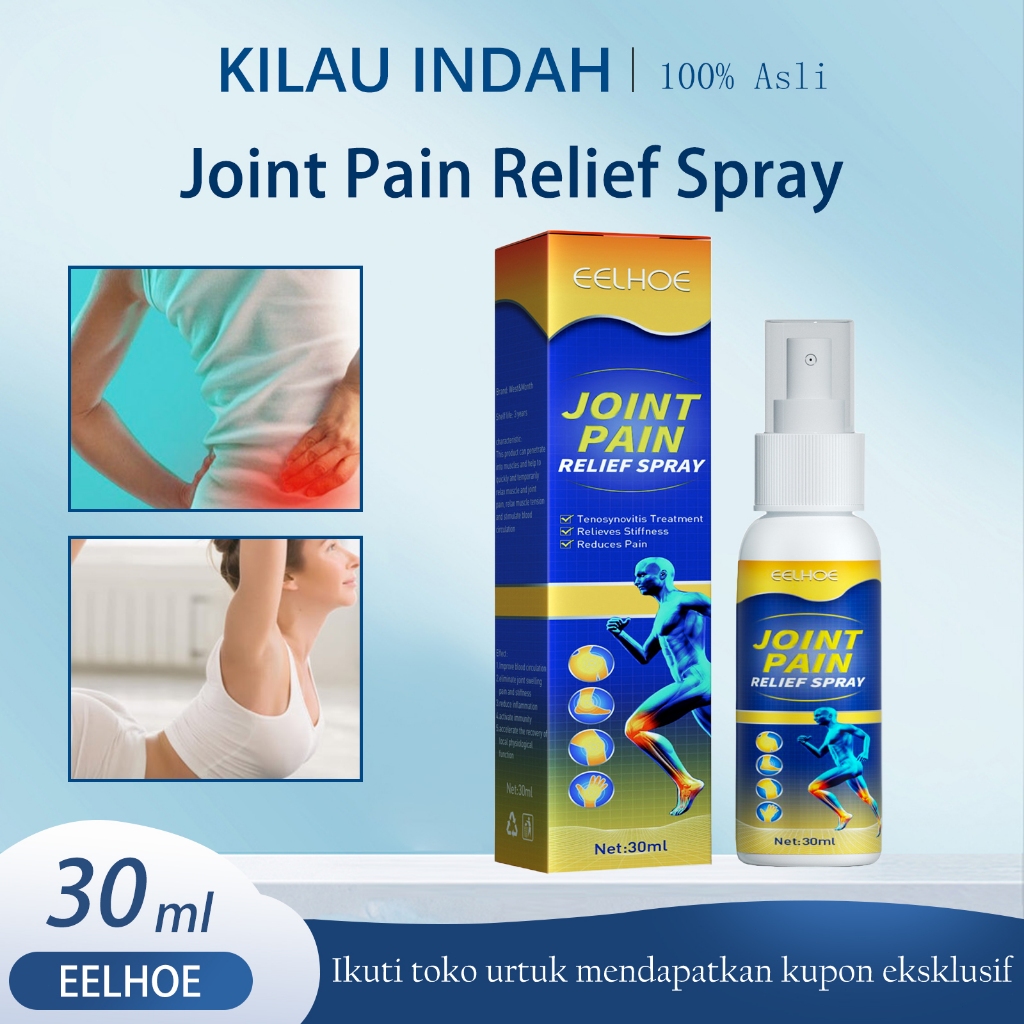 [ASLI/COD] EELHOE Joint Pain Relief Spray 30ml - Heal Pain Spray /Nyeri Sendi