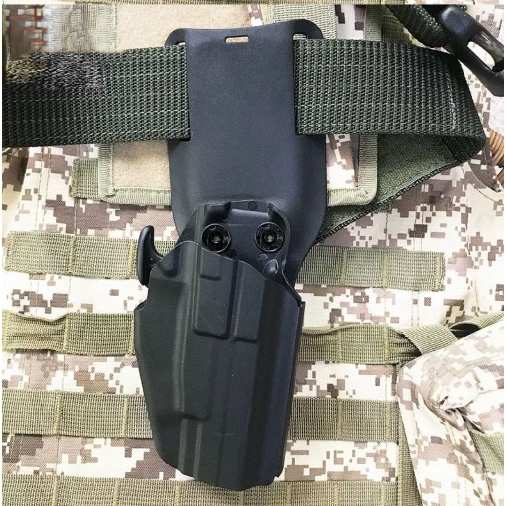 HOLSTER PAHA UNIVERSAL / HOLSTER TACTICAL / HOLSTER TNI POLRI