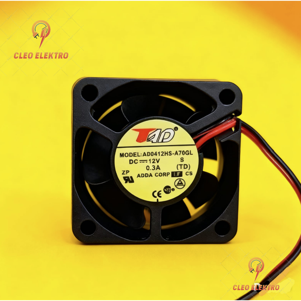 KIPAS FAN DC 12V 4cm 4x4 TEBAL TAD KIPAS PENDINGIN KUALITAS BAIK