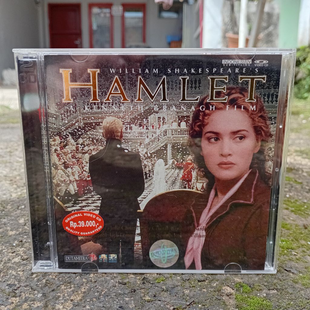 VCD Hamlet Kenneth Branagh (1996) 2 Disc Teks Indonesia Original Columbia Pictures VideoCD Mulus