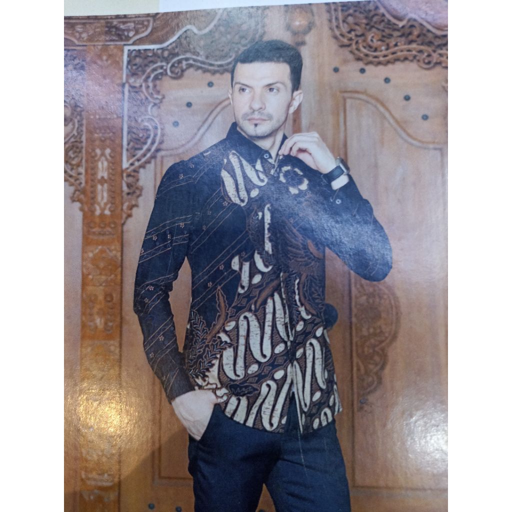 kemeja batik bahan doby