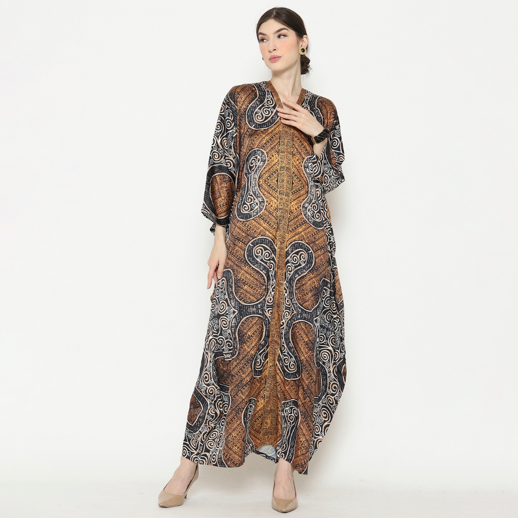 Kanzi Collection Long Sleeve Batik Kaftan