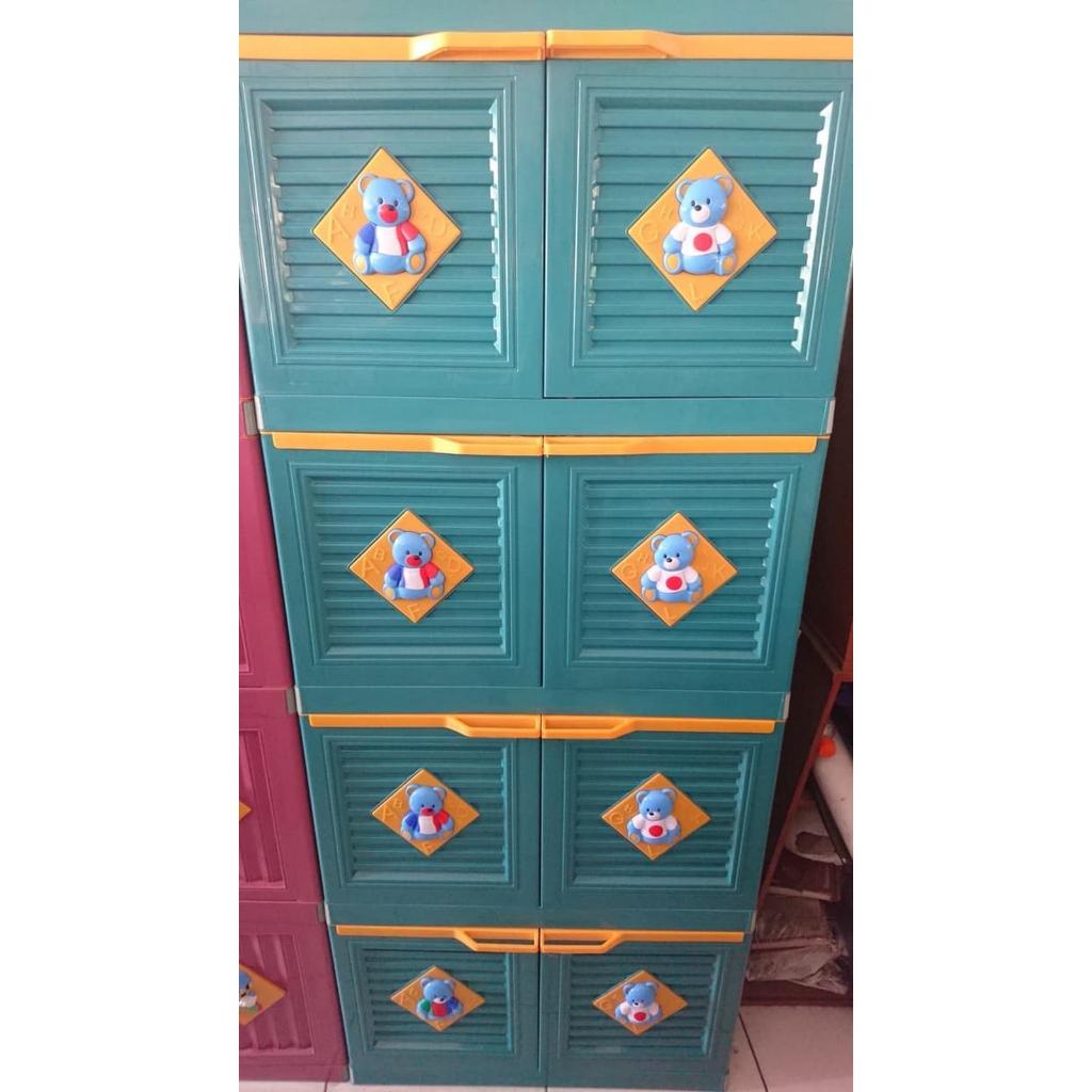 Lemari Plastik Club 4 Susun Boneka Kecil