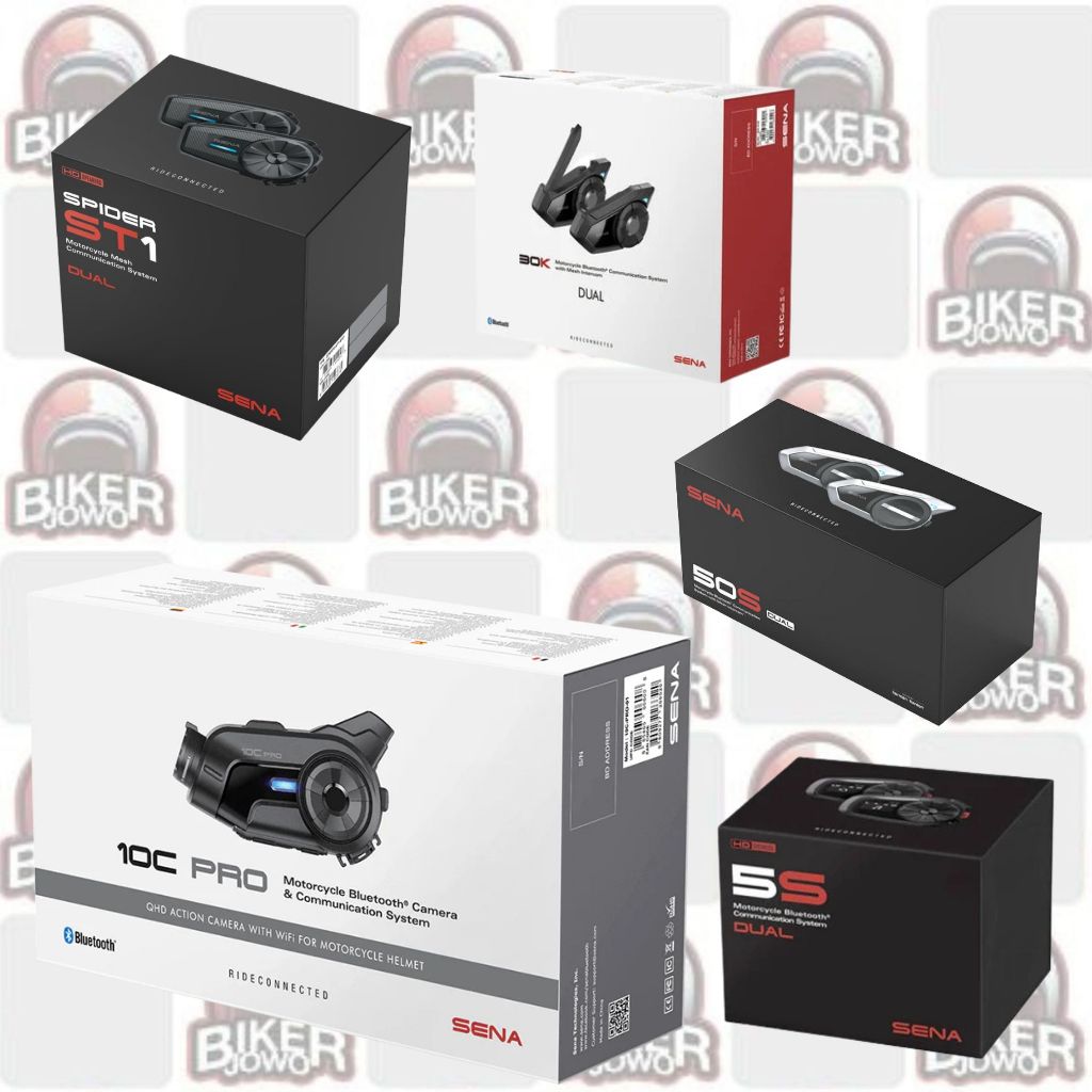 Kardus Sena  20S - 30K - 50S - 50R - 5S - SPIDER ST - SMH5 FM - 10C PRO Helmet Intercom Bluetooth Co