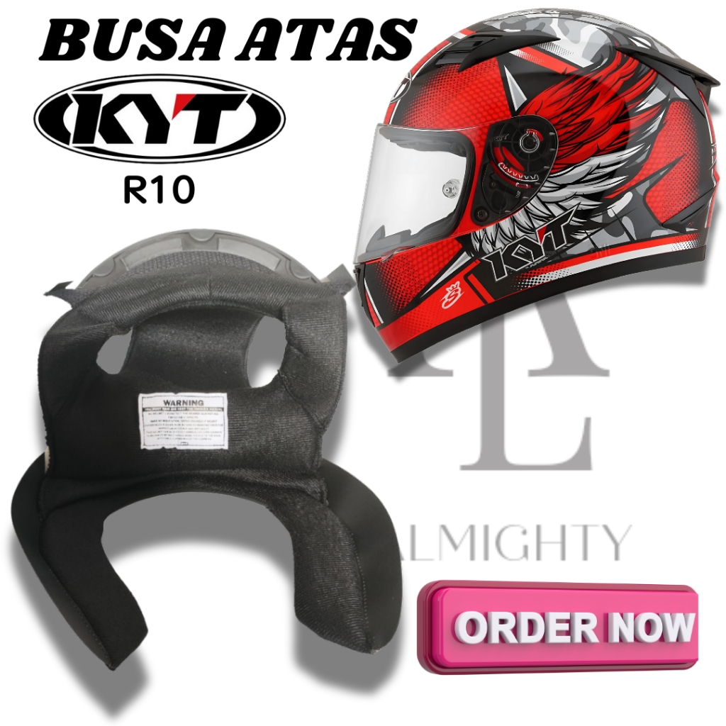 Busa Kepala helm KYT R10 | Crownpad helmet kyt R10 ALL size