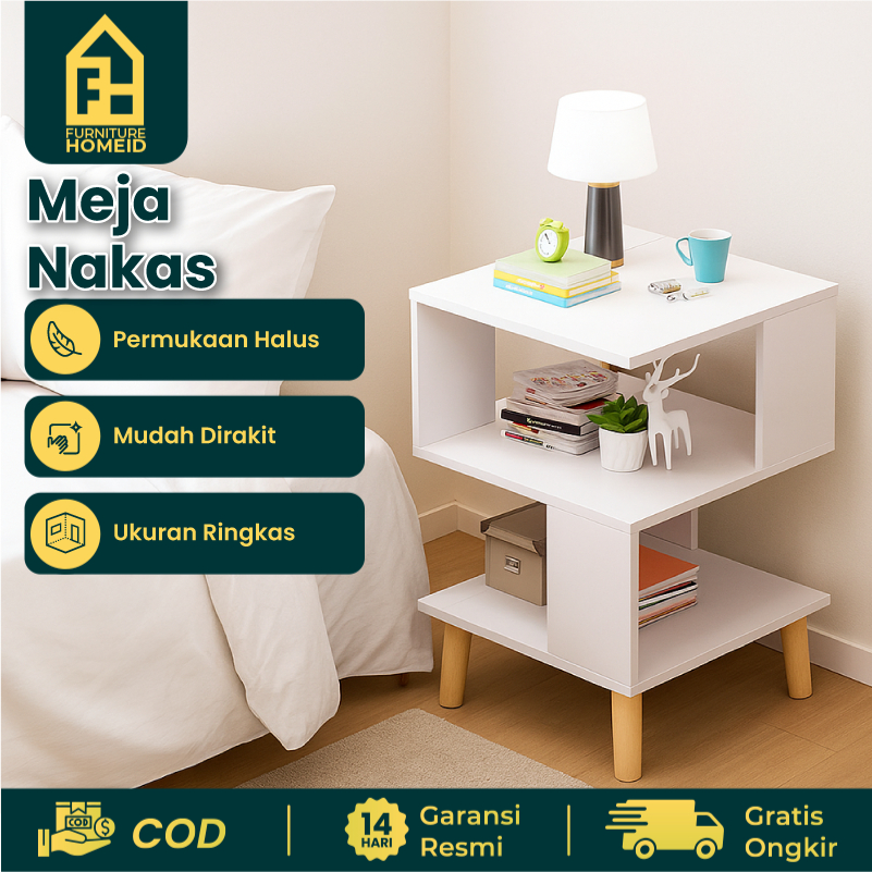 FURNITURE - Meja Nakas - Meja Kamar - Meja Kasur - Meja Minimalis - Meja Aesthetic Minimalis