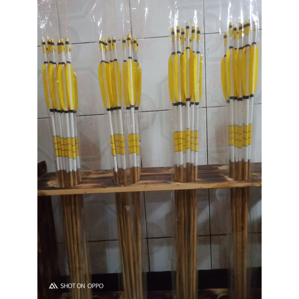 ARROW BAMBU PETUNG PREMIUM CRESSTING VANESH ENTOK IMPORT 4 INCI REMAJA / DEWASA(12PCS) RIMAYAH / PAN