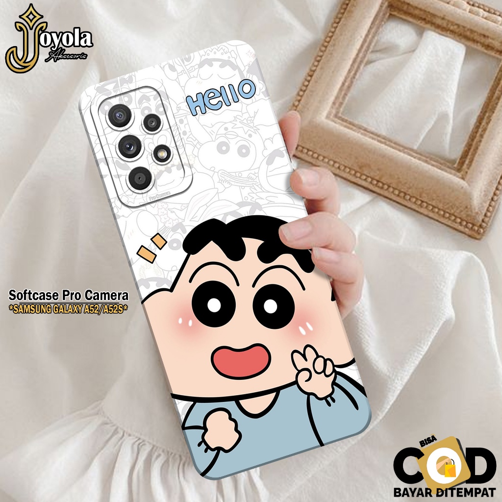 JOYOLA Case Samsung Galaxy A52/A52S Fashion Case Kartun Softcase Samsung Galaxy A52/A52S Pro Camera 