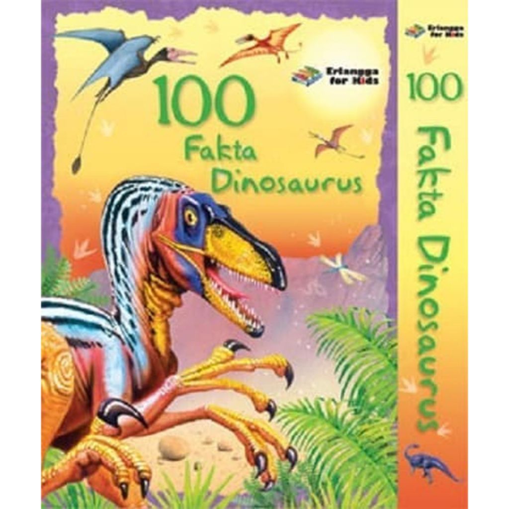 KARTU: 100 FAKTA DINOSAURUS ERLANGGA FOR KIDS