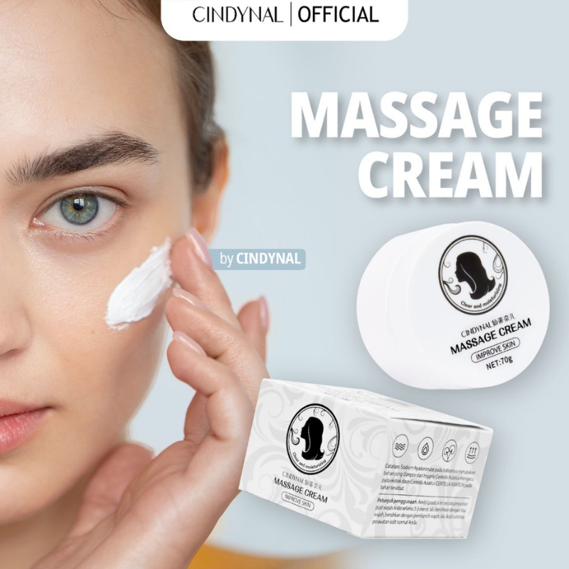 Krim Pijat Wajah Moisturizing Massage Cream 70g – Massage Cream Melembapkan Kulit & Menenangkan Kuli