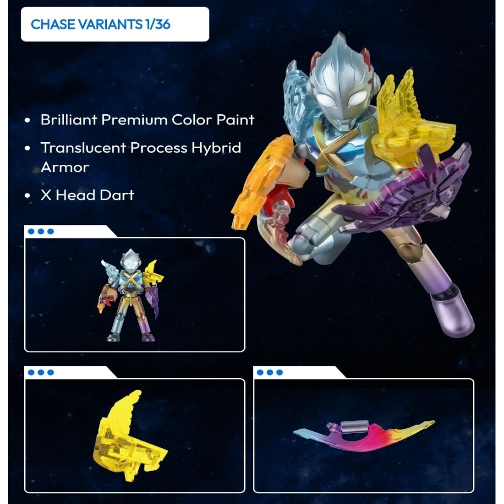 Ultraman Galaxy Verison 15 Secret Ultraman X Hybrid Armor (Ultimate Xanadium) OFC