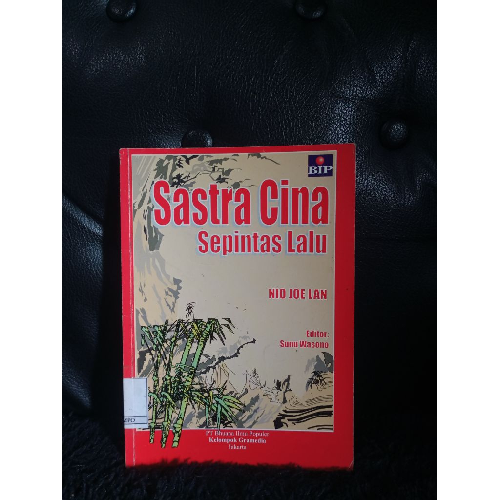 Sastra Cina Sepintas Lalu - Nio Joe Lan