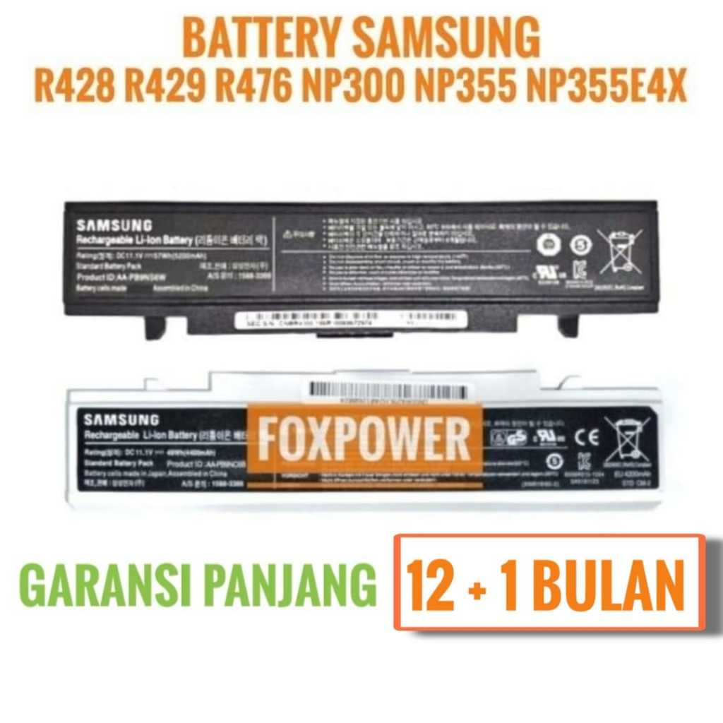 ORIGINAL Batre Baterai Samsung NP300 NP300E4X NP305 NP355 NP355E4X R428 R418
