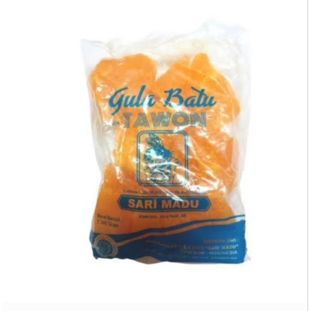 Gula batu khas cirebon | gula batu kuning | 250gr | gula batu tawon sari madu| gula batu| cap tawon 