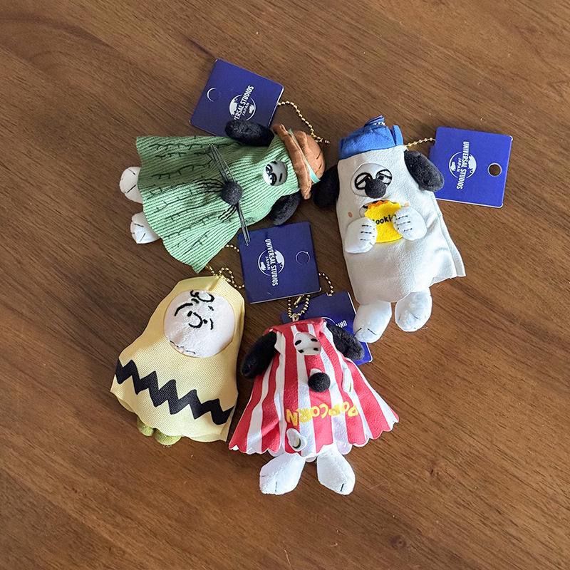 Snoopy Plush Keychain | Gantungan Boneka Plush Snoopy Lucu Gemoy Lembut untuk Tas Aksesori