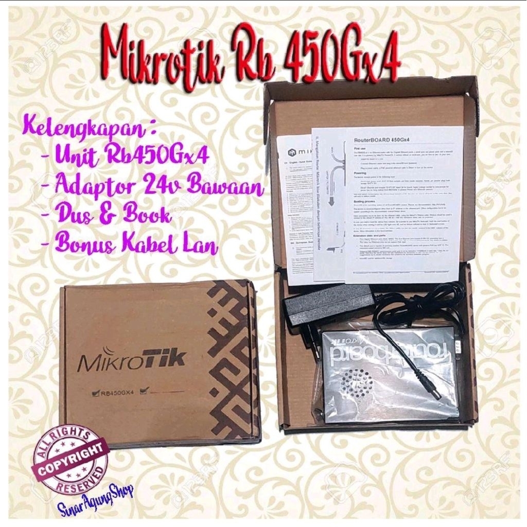 Mikrotik Rb450Gx4 Mulus Like new