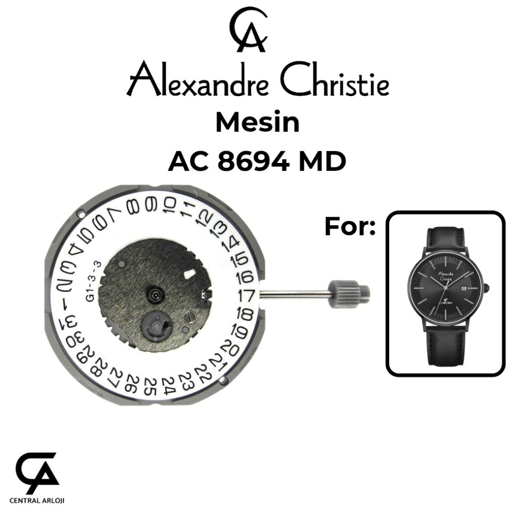 Mesin Original Alexandre Christie AC 8694 MD