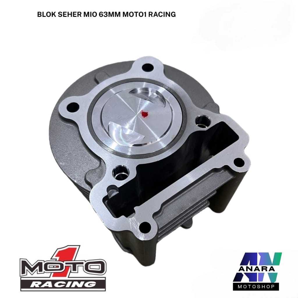 BLOK SEHER MIO 63MM MOTO 1 RACING BLOK PISTON MIO BORE UP 63MM CASTING MOTO1 RACING