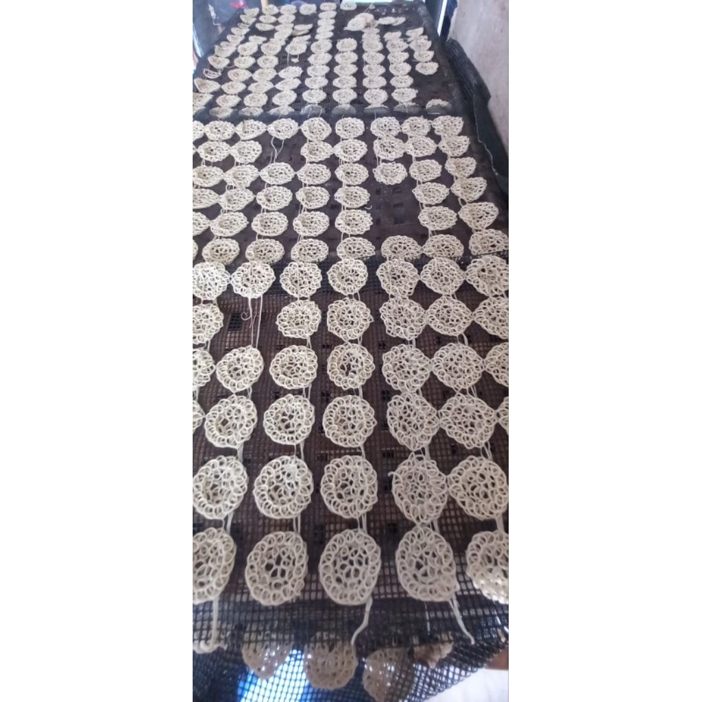 kerupuk mawar mentah/uyel mentah 1kg