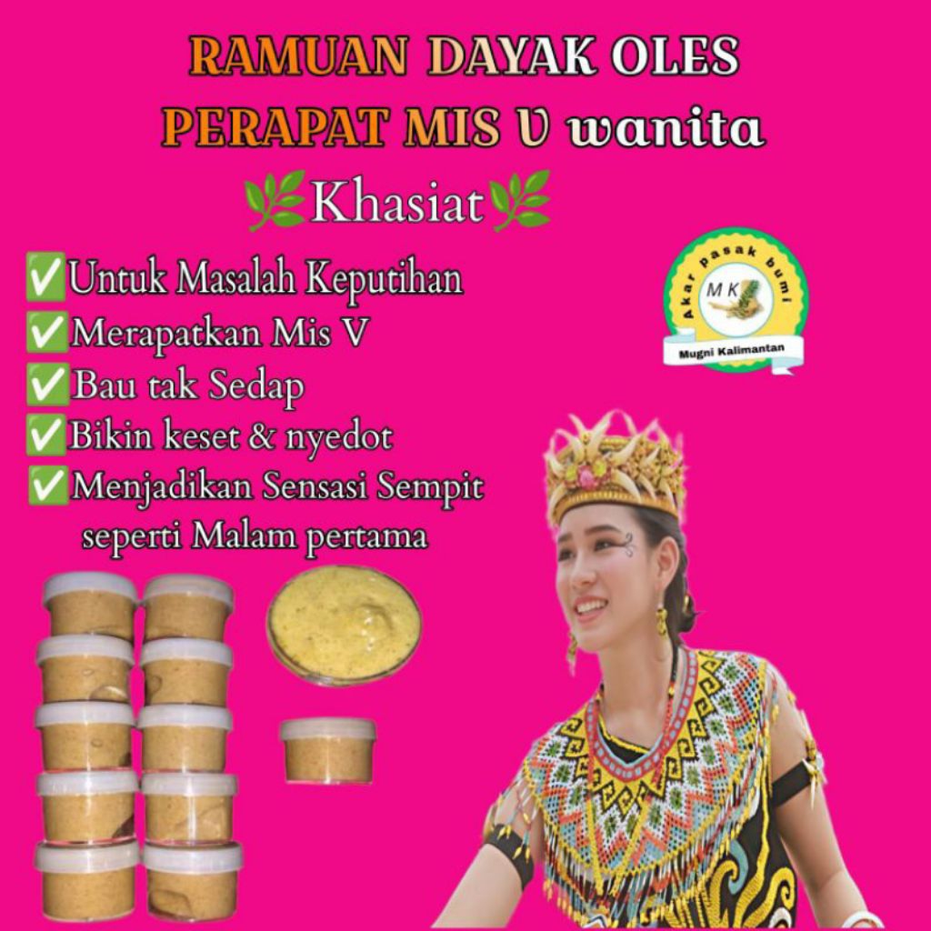 ramuan Dayak Kalimantan ramuan oles Dayak kalimantan