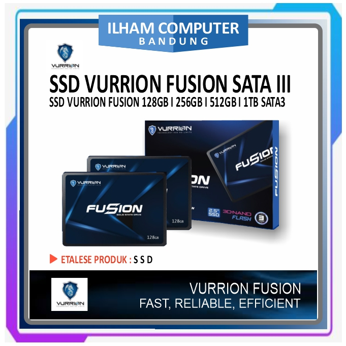 SSD VURRION FUSION 128GB | 256GB | 512GB I 1TB SATA3