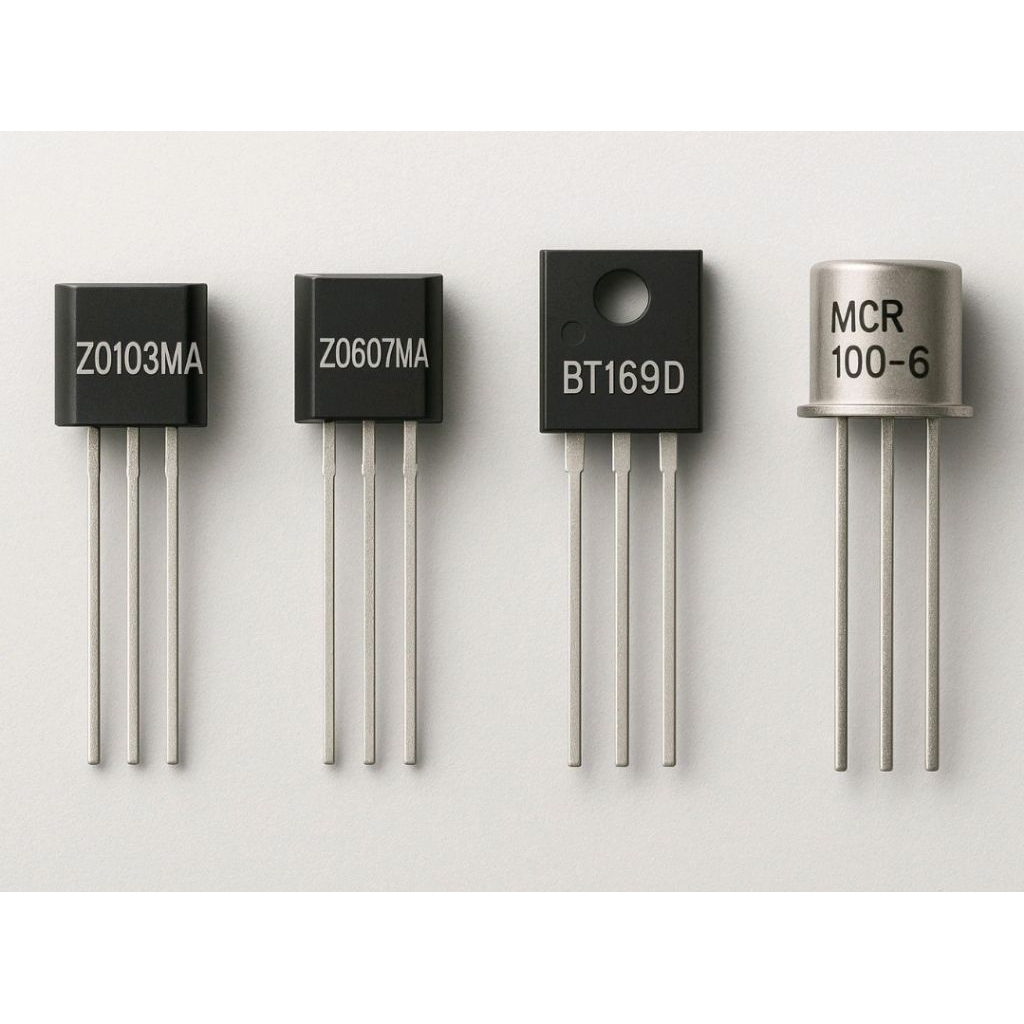 SCR TRIAC Z0103MA  Z0607MA  BT169D  MCR100-6