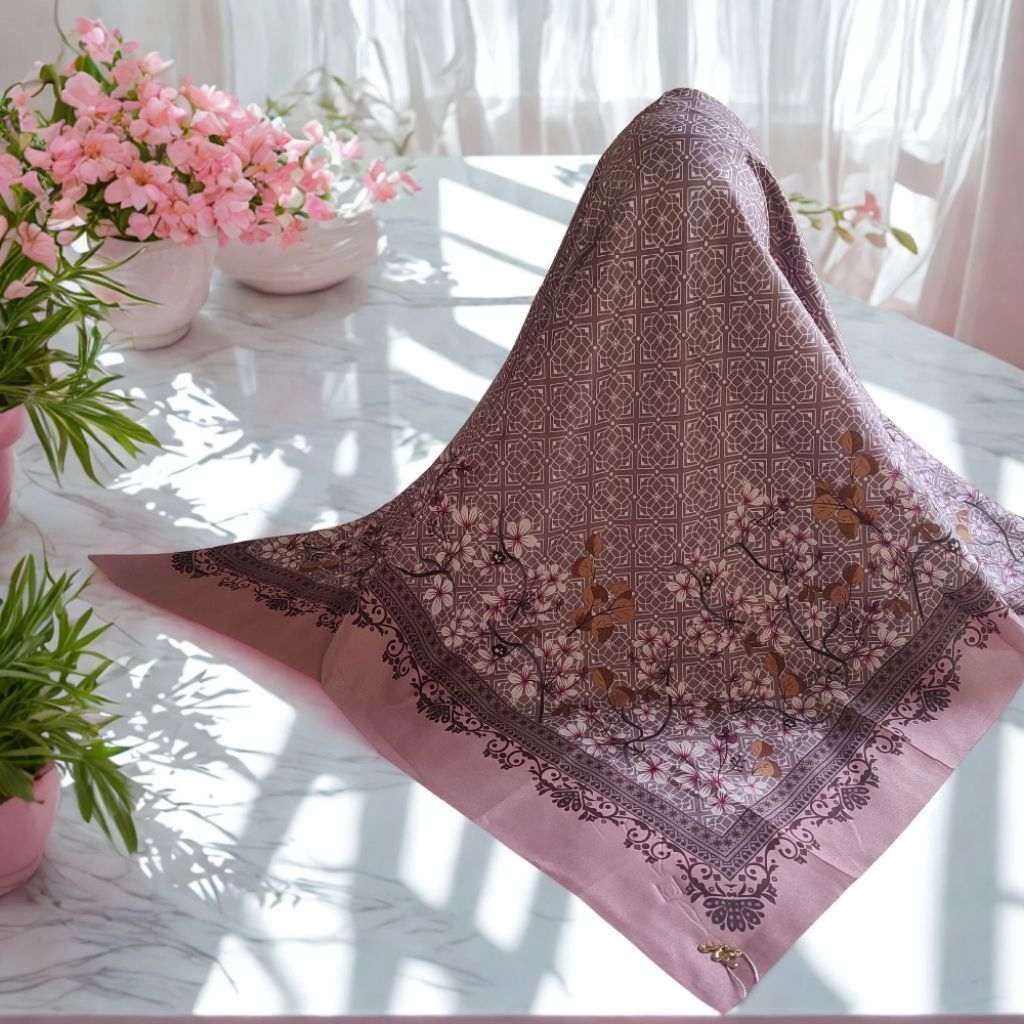 KERUDUNG UMAMA SEGI EMPAT || KERUDUNG MOTIF ||  UMAMA SCRAF
