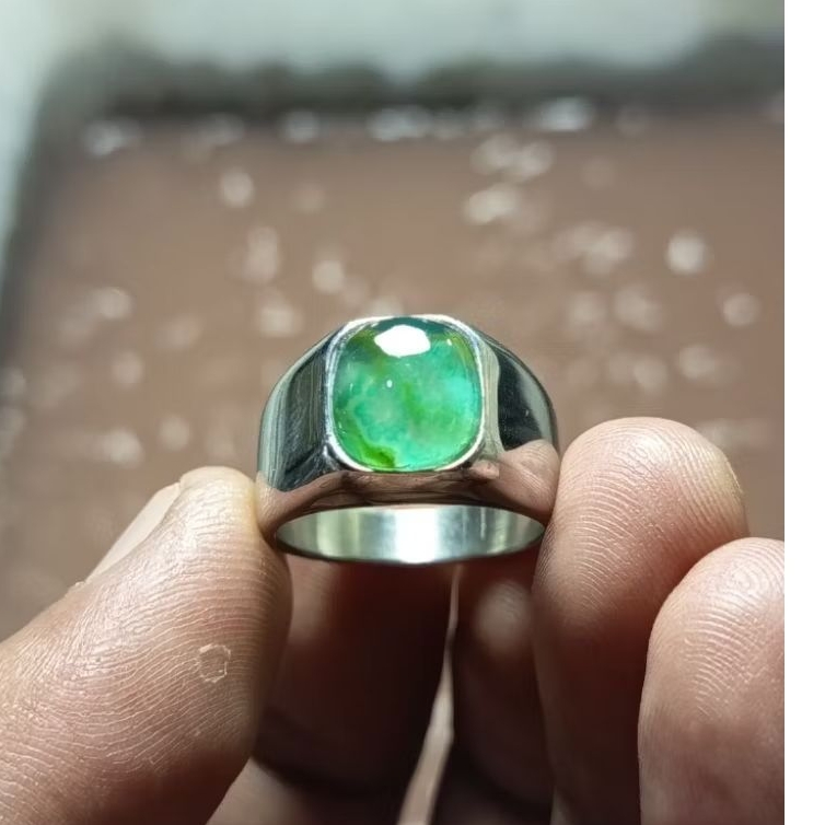 cicin batu akik bacan doko majiko kristal original sz 7