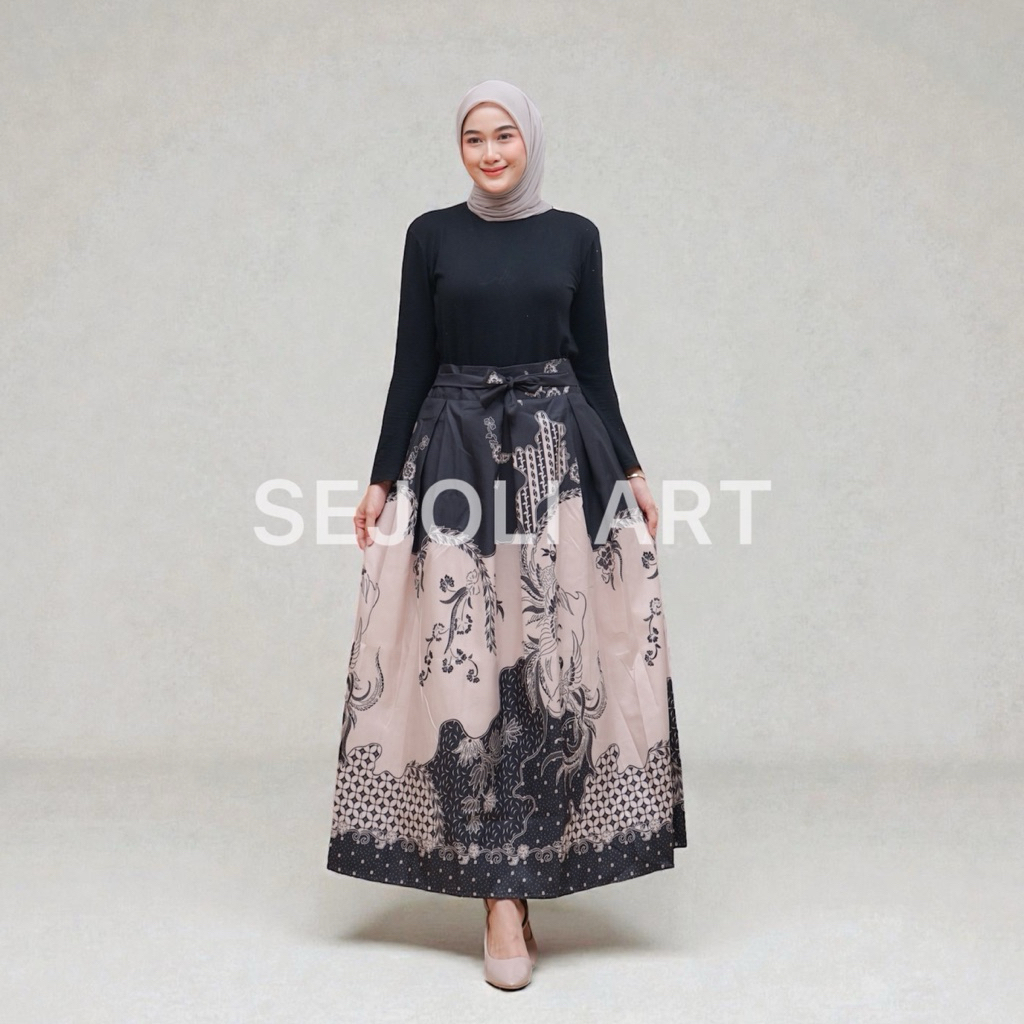 [JUMBO] ROK BATIK PANJANG DEWASA JUMBO ROK PAYUNG WANITA BIGSIZE KLOK MOTIF TERBARU