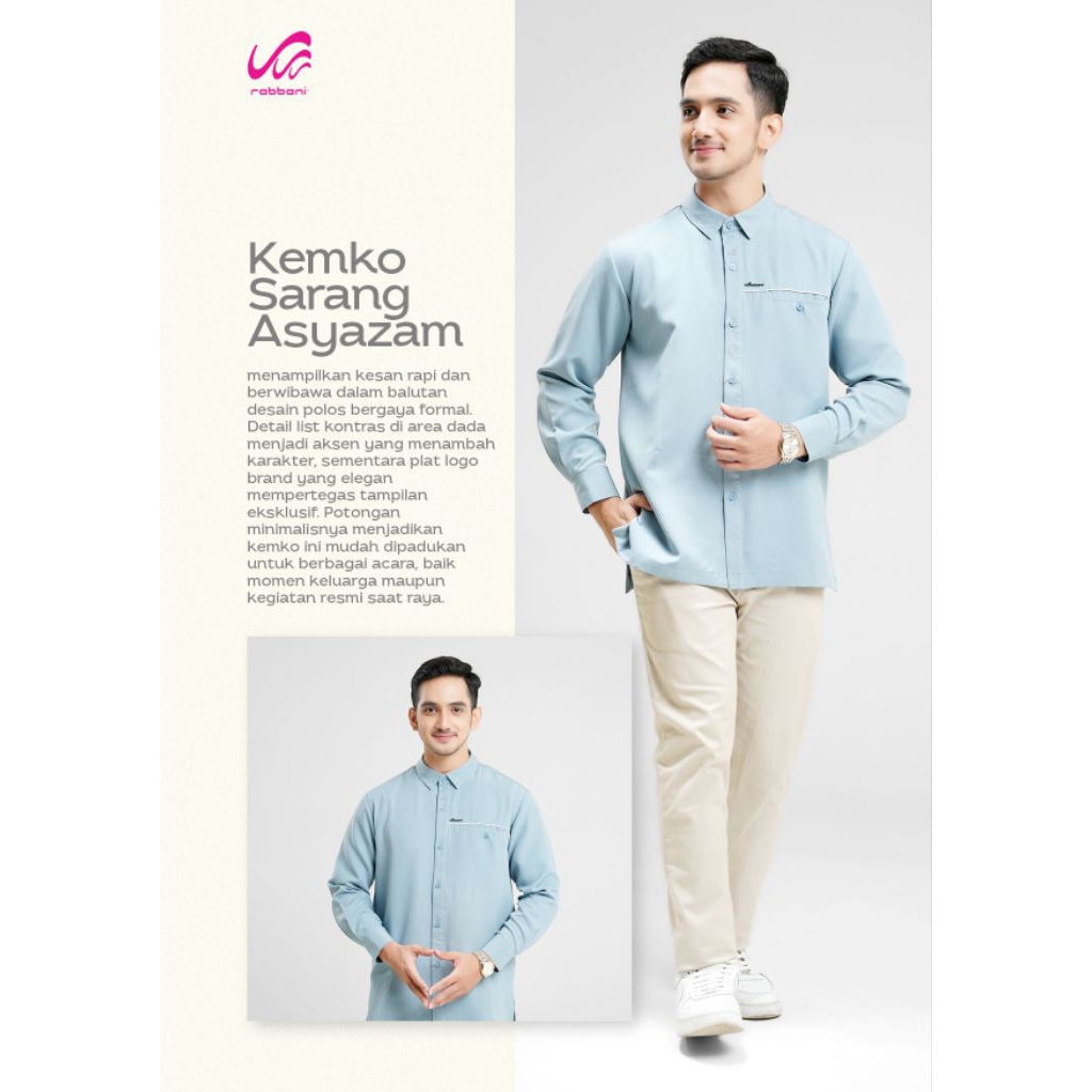 Rabbani-Kemeja Koko Kemko Sarimbit Sarang Asyazam