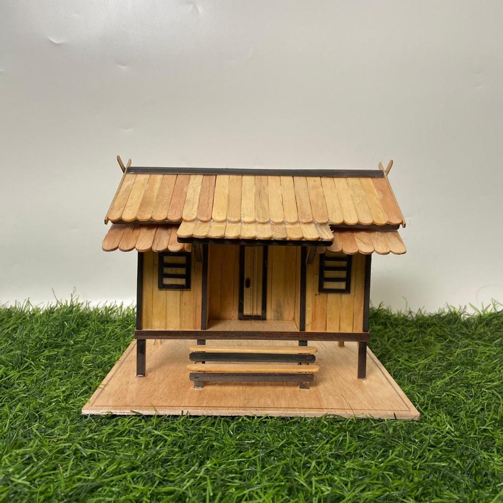 CITRA MINIATUR - MINIATUR KERAJINAN RUMAH ADAT TRADISIONAL CAPIT GUNTING KHAS SUNDA JAWA BARAT