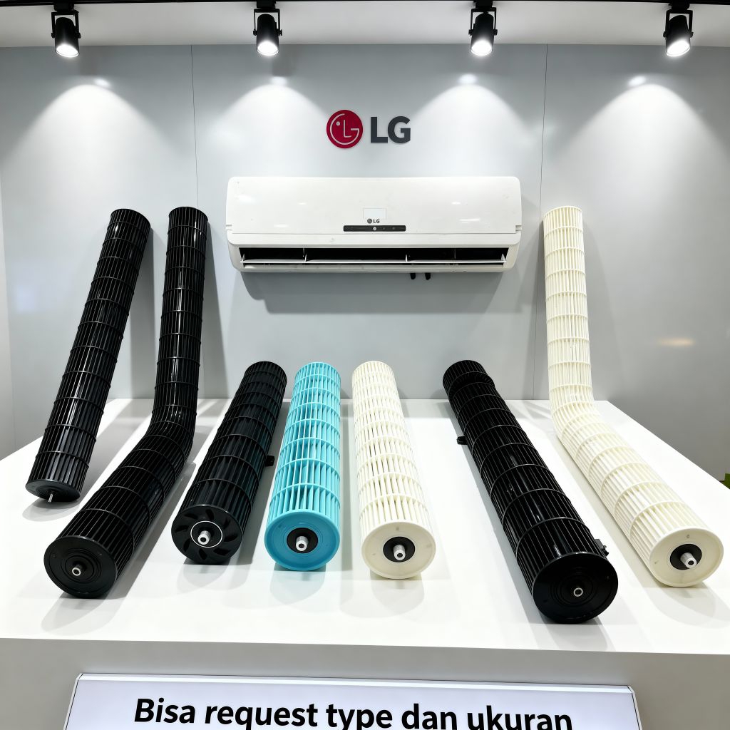 Kipas Blower Indoor AC LG Berbagai Type & Ukuran PK (LG Hercules, NLA, Neo Plasma, JetCool/JetGold)