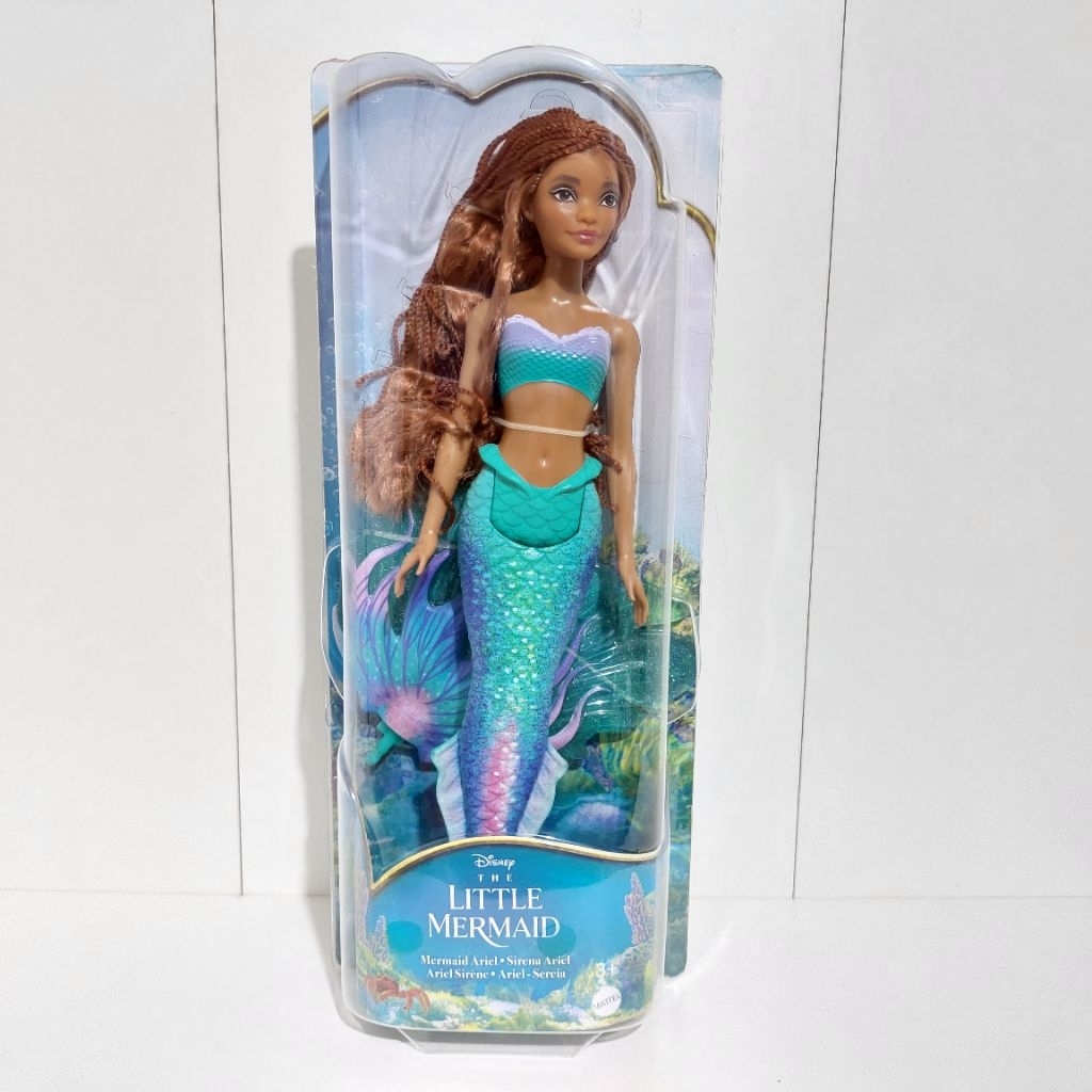 Disney The Little Mermaid Ariel Mermaid Live Action Doll - Mainan Boneka Barbie Mattel Original