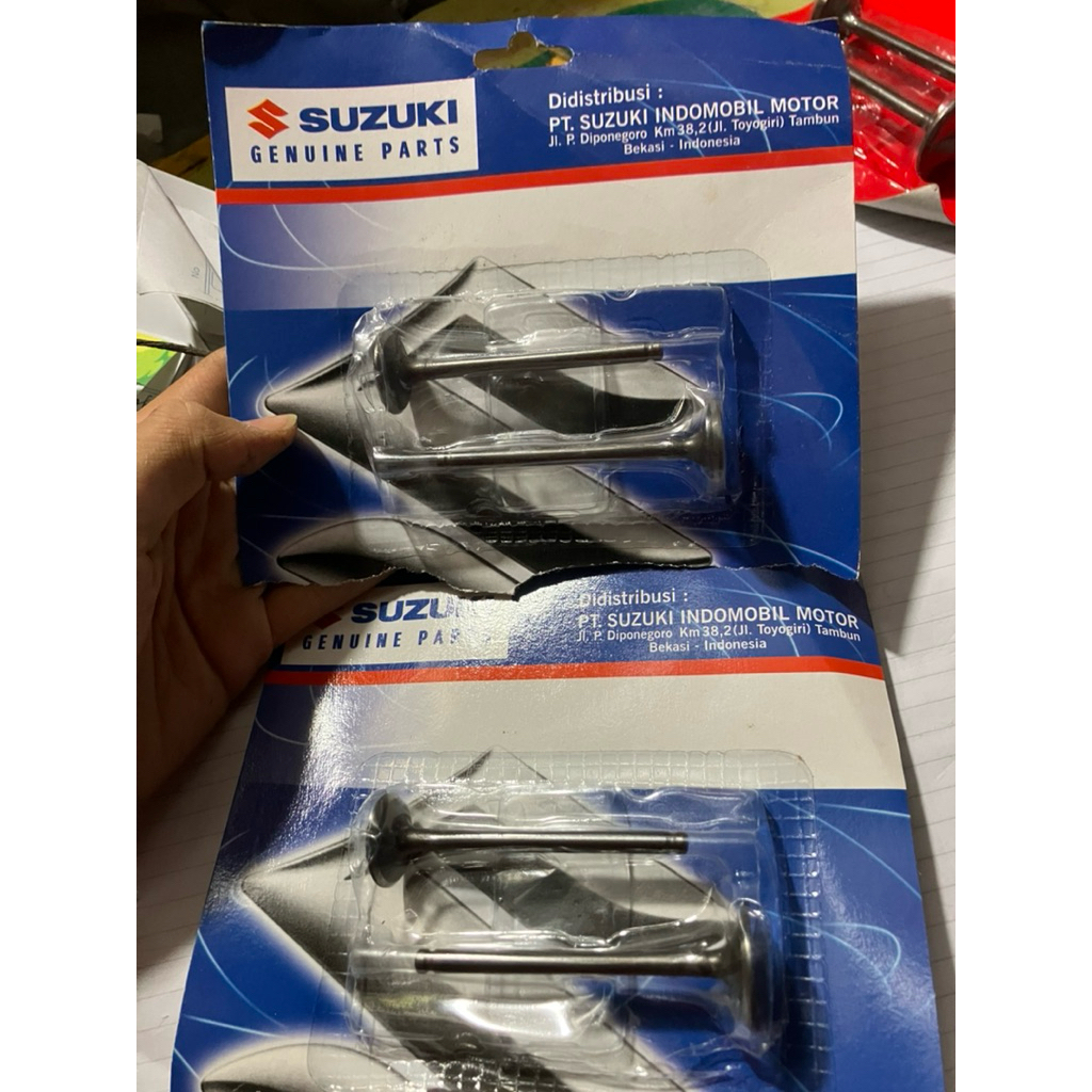 GROSIR KLEP SET IN/EX SUZUKI SPIN / shogun 125 FL ROBOT