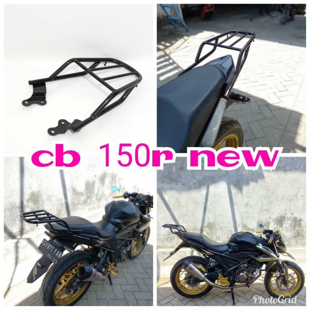 Breket Motor CB 150R NEW CB 150X Breaket Braket locco Rear Begel Dudukan Box Rak Bagasi Belakang Pla