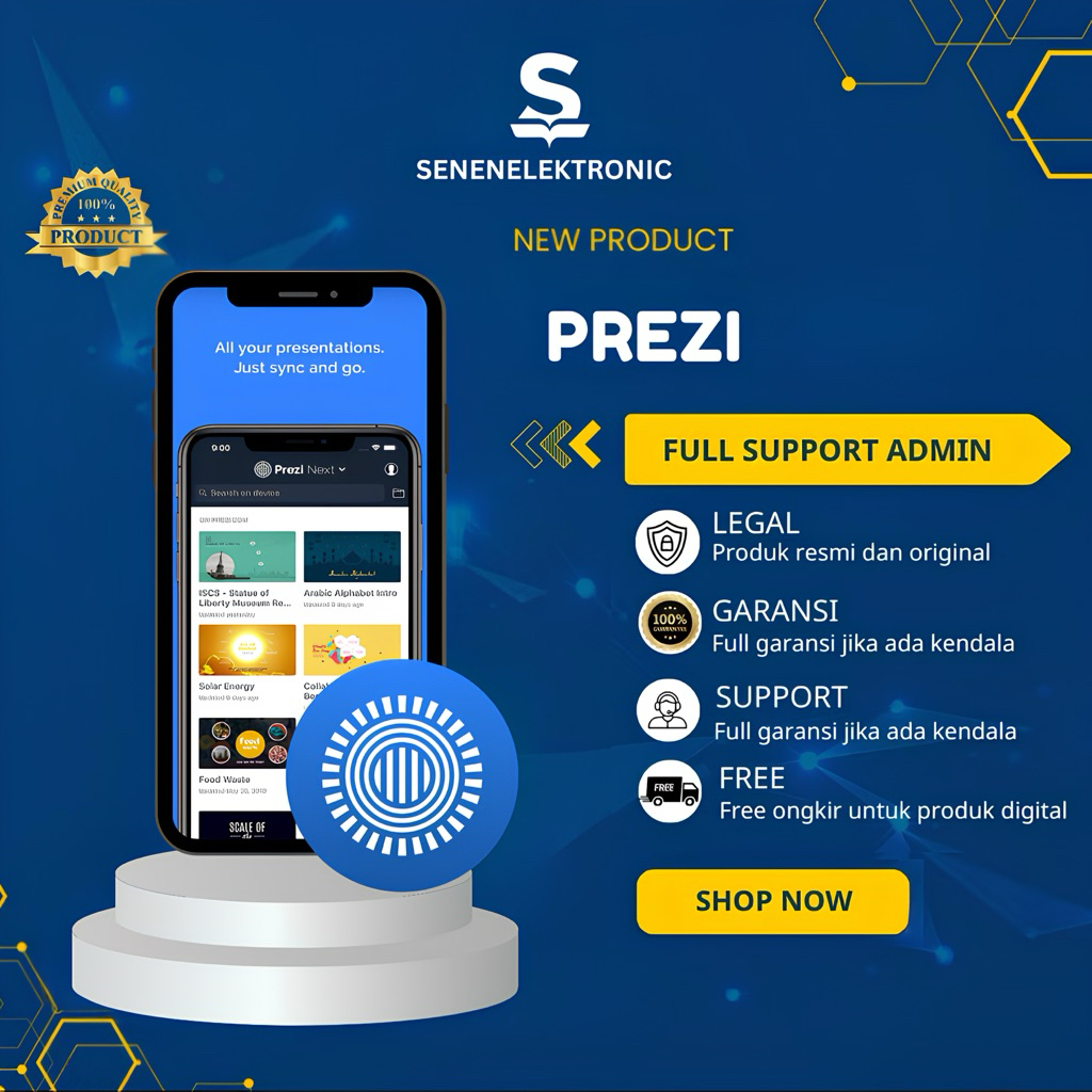 Prezi Premium 1 Bulan Resmi Proses Cepat Bergaransi