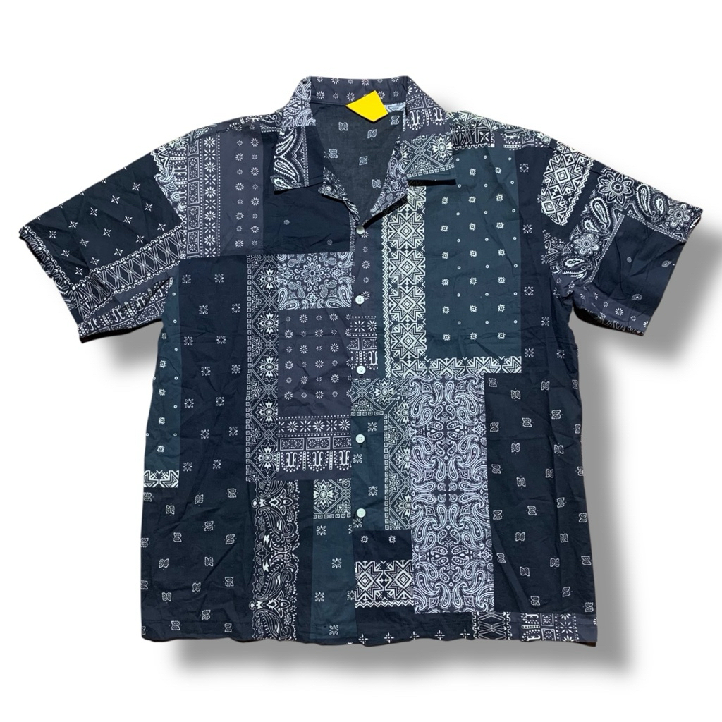 Attention Paisley Bandana Button Shirt