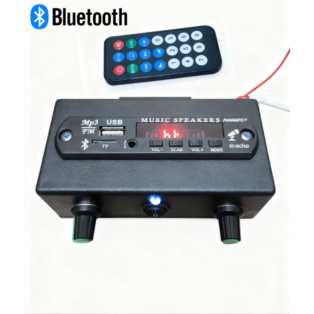 Power Ampli Mini  5 volt stereo  bluetooth Mp3