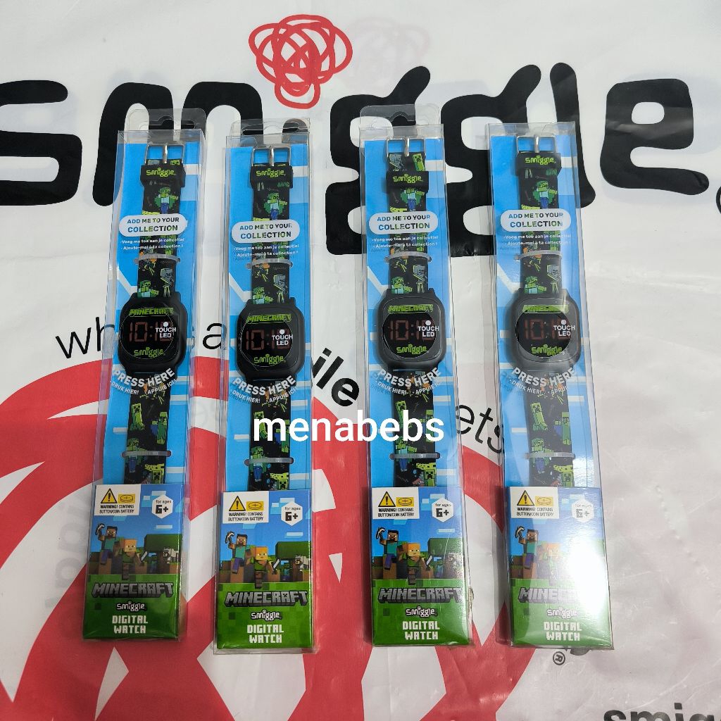 Smiggle Minnie / Mickey Mouse Digital Watch ori store