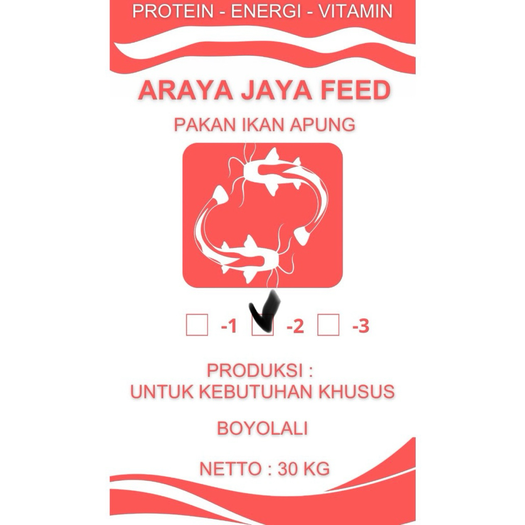 pelet ikan apung netto 30kg