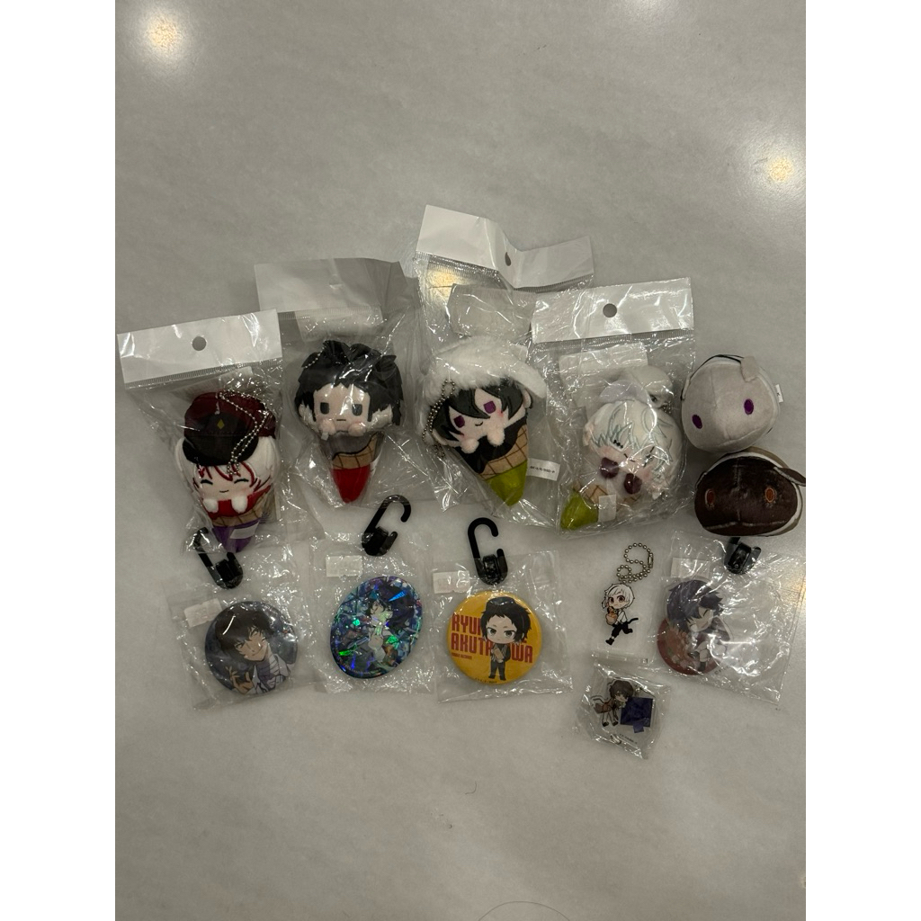 Bungou Stray Dogs Original Japan Gasha Gashapon Gacha Gachapon Keychain gantungan Kunci Ganci Akrili